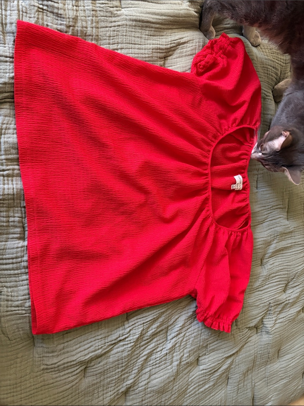 Madewell Texture & Thread Gauze Top